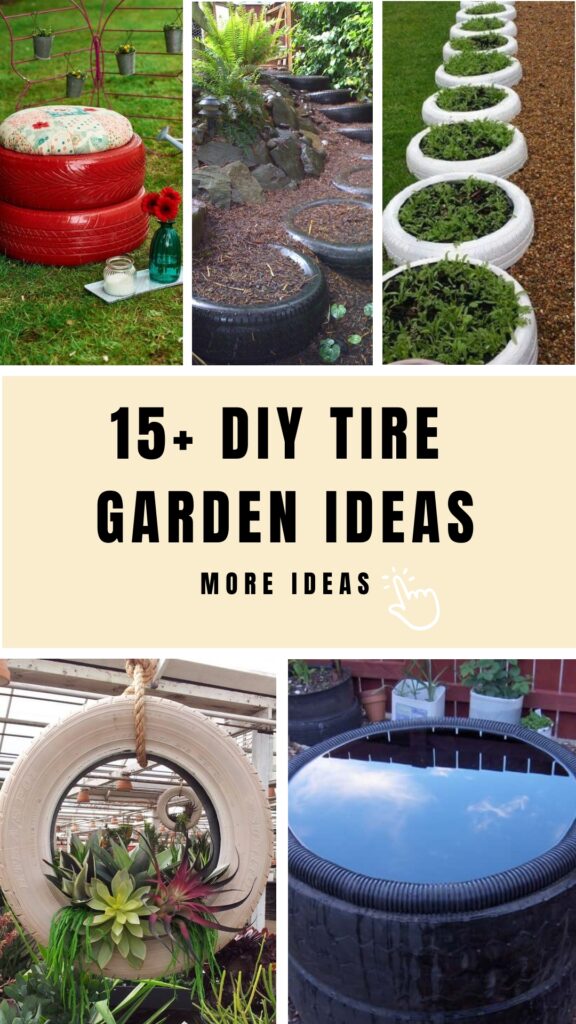 17 Tire Garden Ideas For Your Landscaping