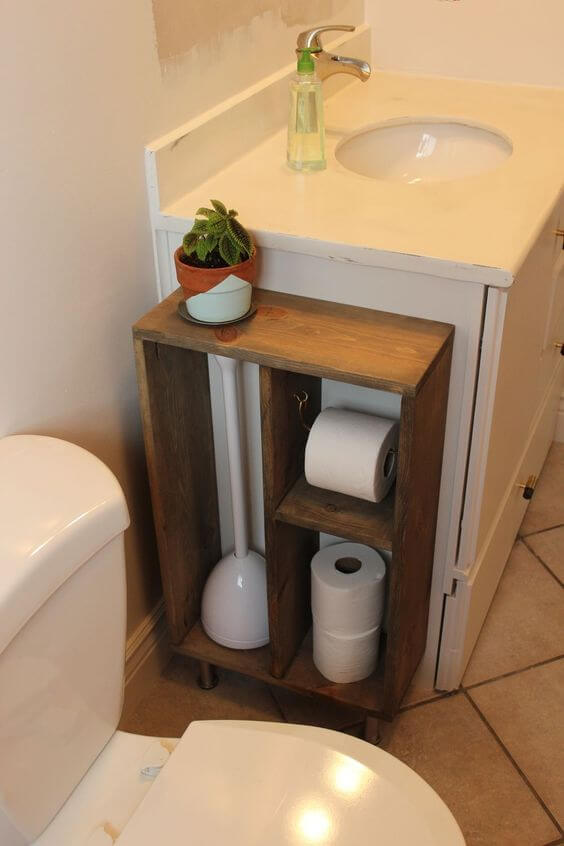 22 DIY Bathroom Storage Ideas - 171
