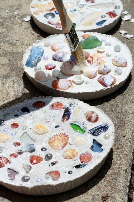 20 Easy DIY Seashell Projects For Decorating The Garden And Home - 157