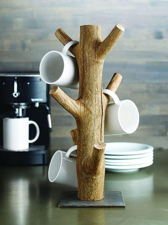 25 DIY Coffee Mug Display Ideas