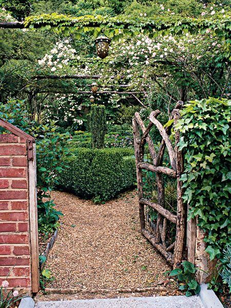 36 Rustic Garden Gates Made With Branches - 275