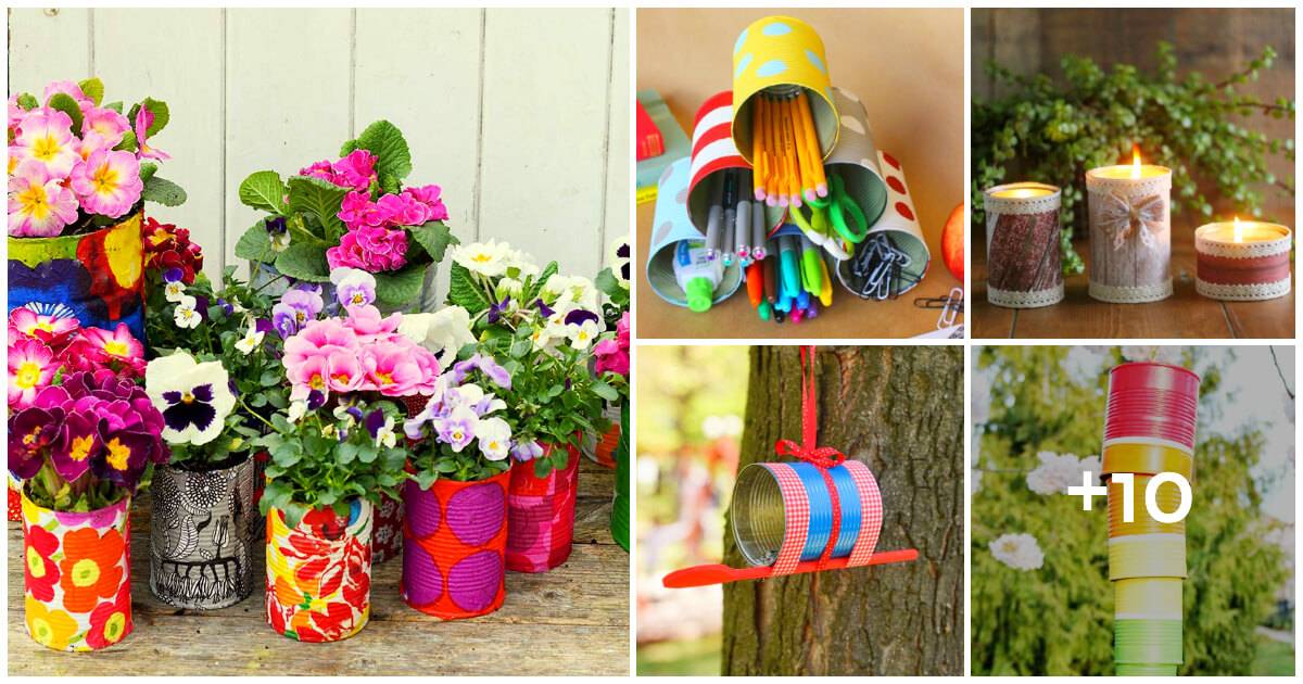 15 Upcycled Tin Can Crafts That Make A Difference - | January 2024 ...