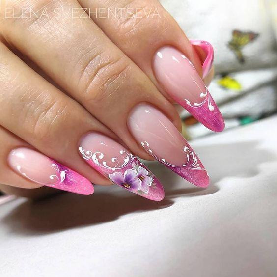 Rose Winter Nails 2025-2025: 17 beautiful ideas
