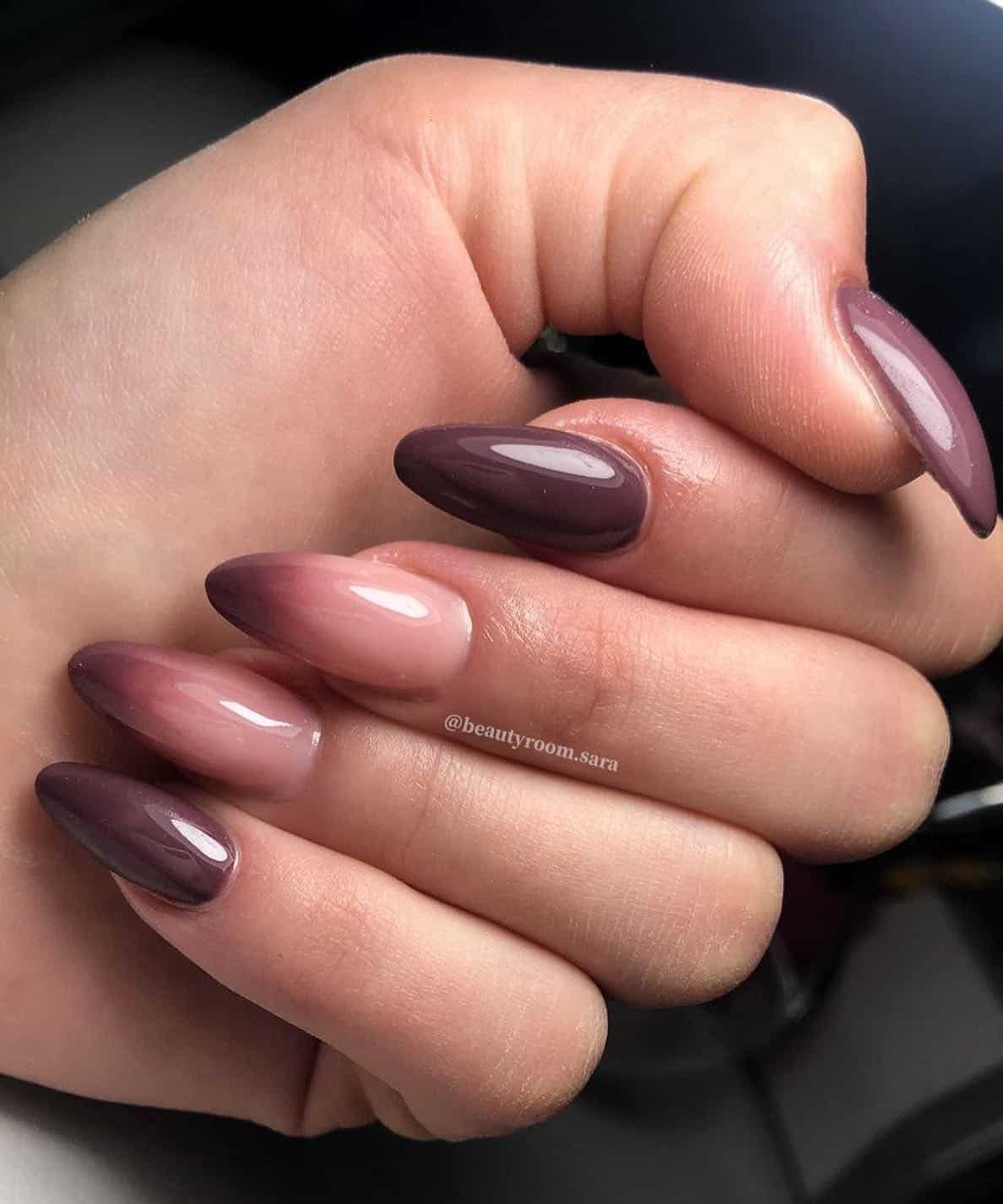 23 Fresh Fall Ombre Nails To Obsess Over In 2023