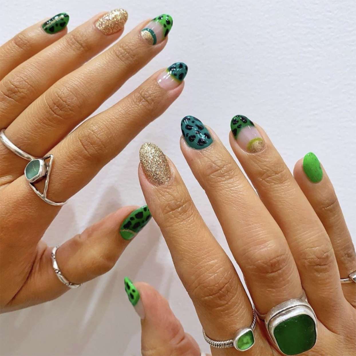 st patrick nails design