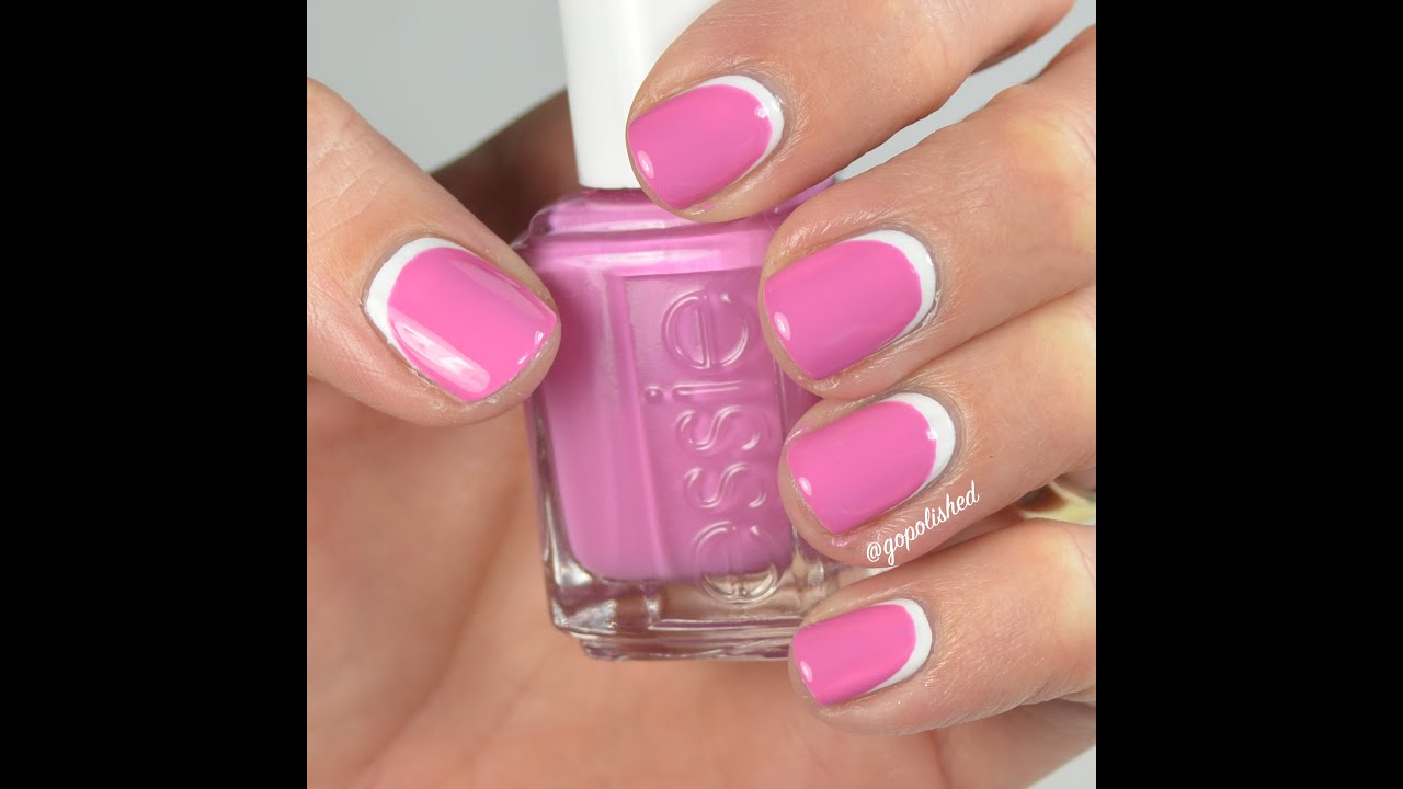 inverted french nails