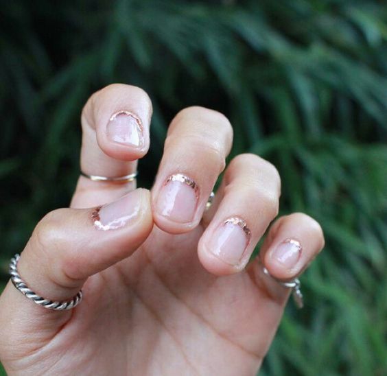 inverted french nails