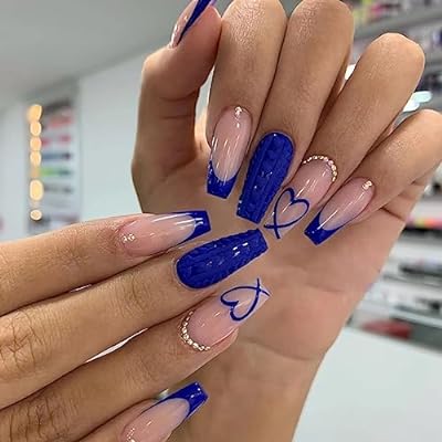 blue nails