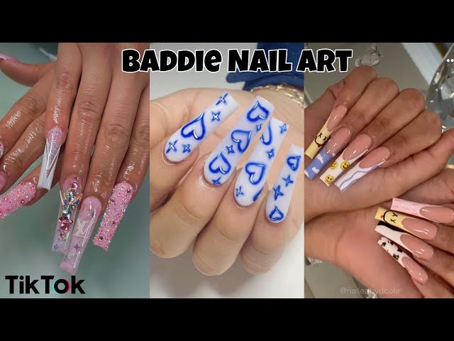 baddie acrylic nails