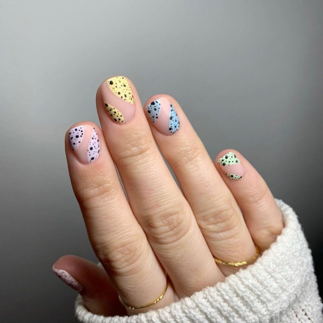 Easter short nails