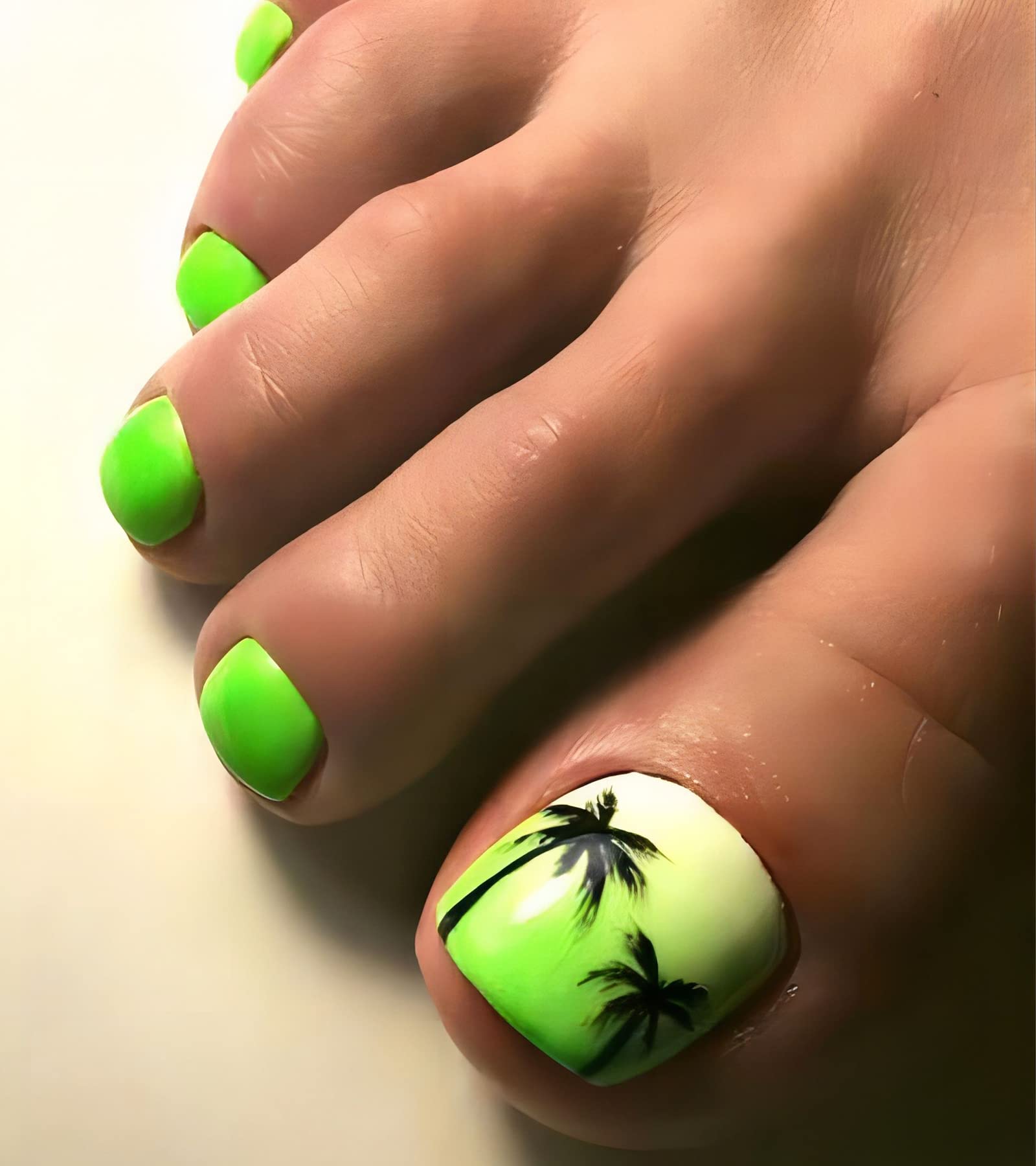 beach toenails