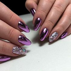 Best 20+ purple chrome nails design you must try this year Best 20+ purple chrome nails design you must try this year