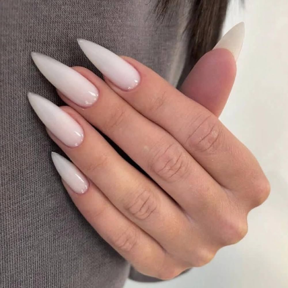 sharp almond nails