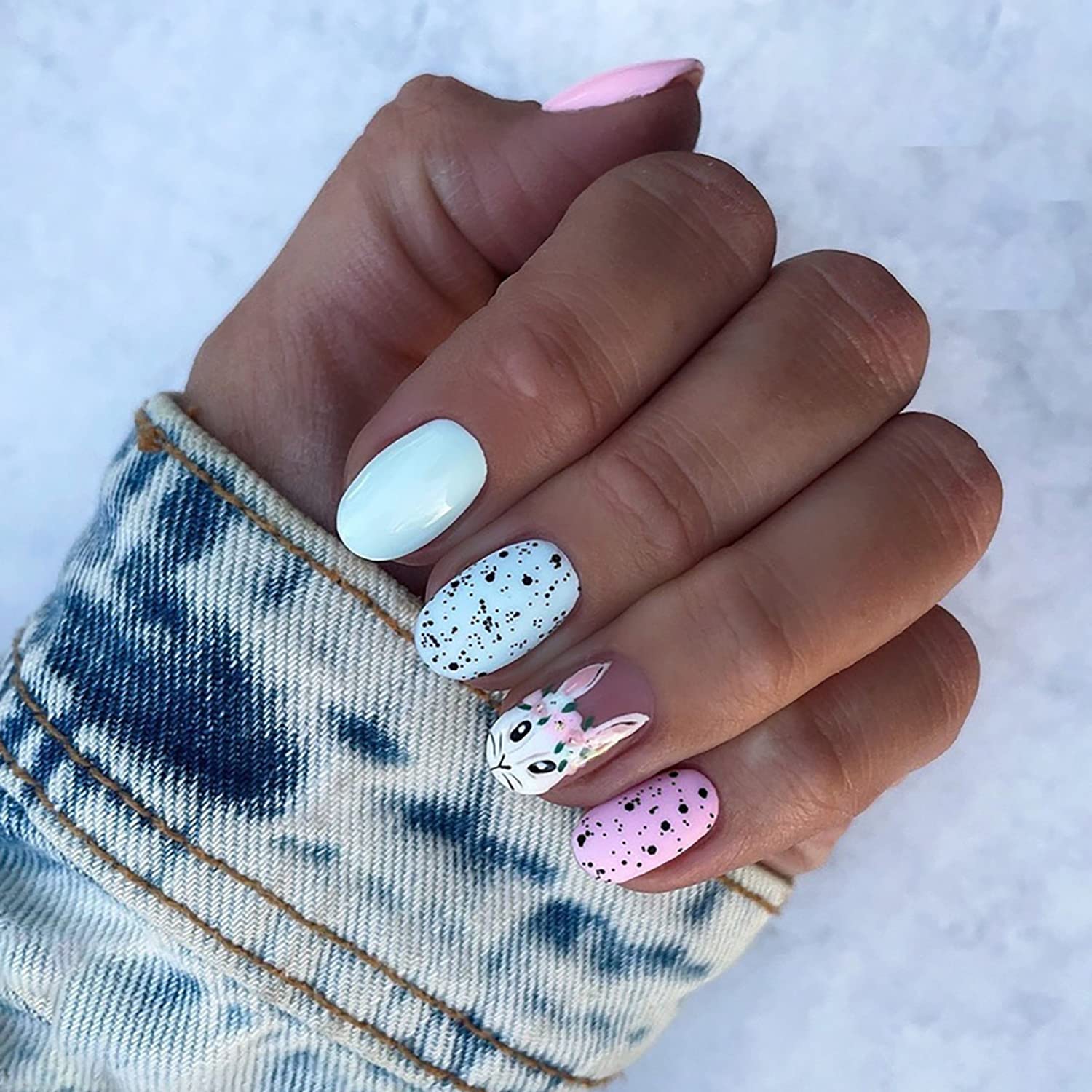 Easter short nails
