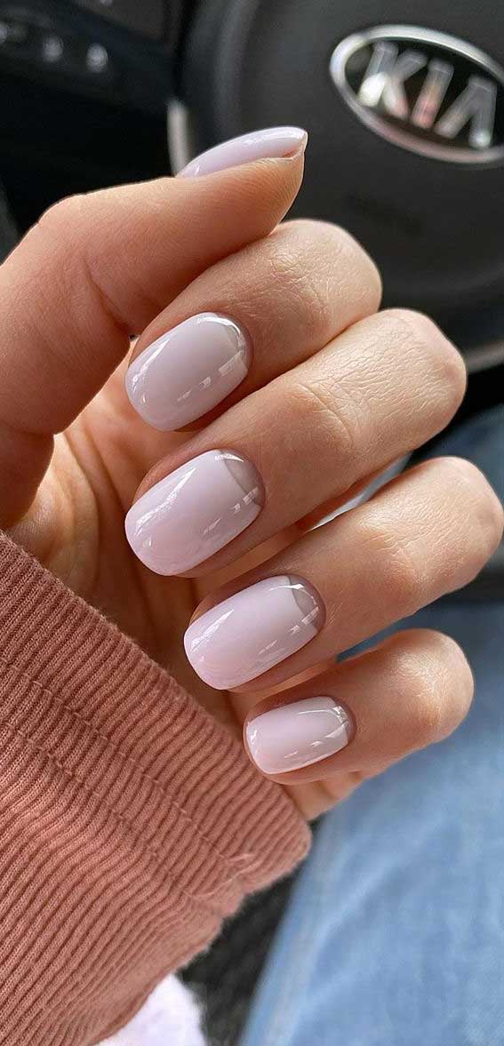 inverted french nails
