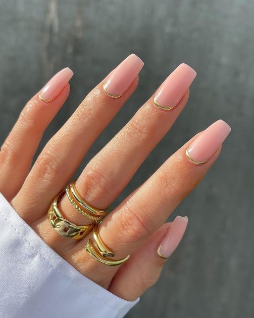 inverted french nails