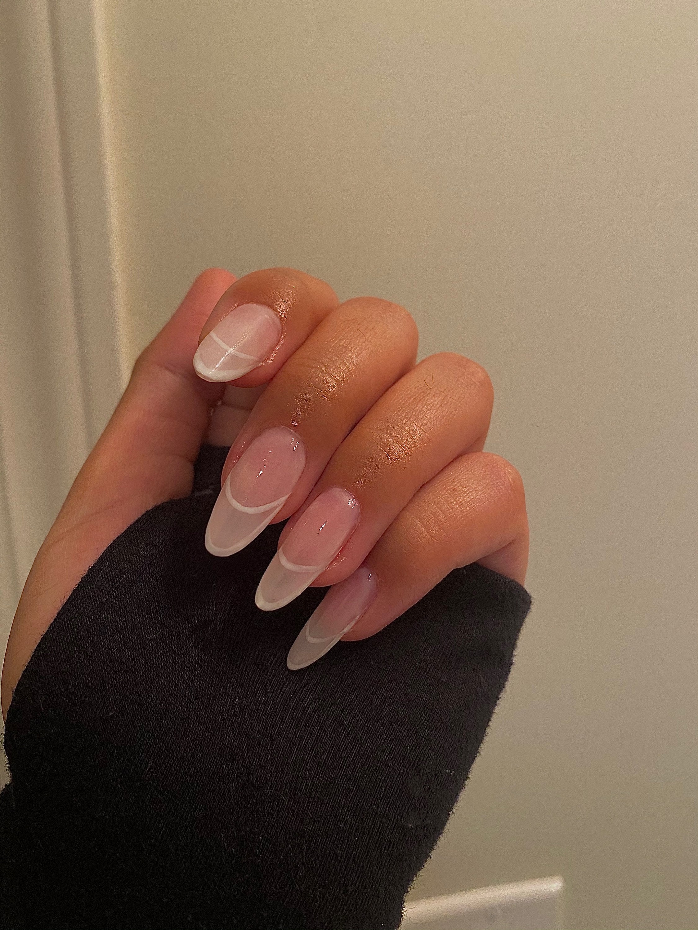 inverted french nails