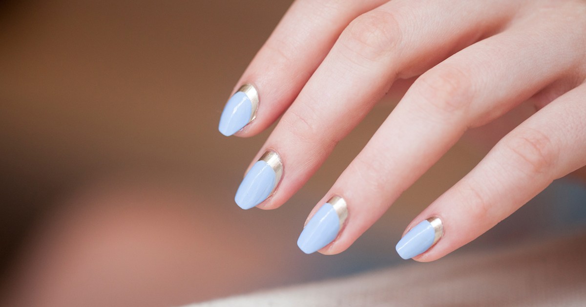 inverted french nails
