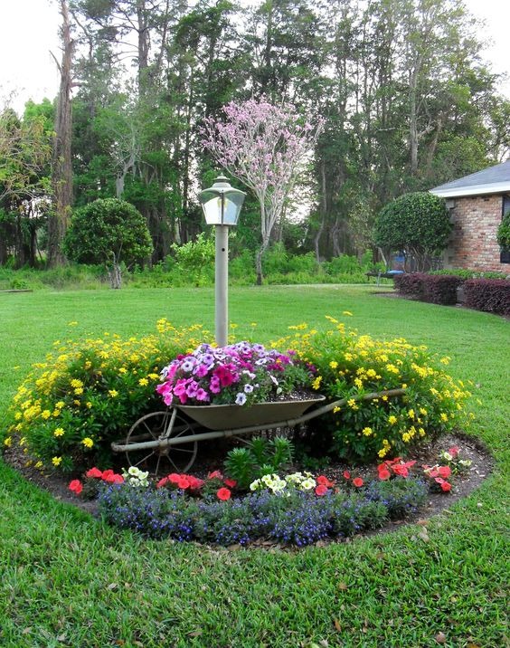 Wheelbarrow Planters