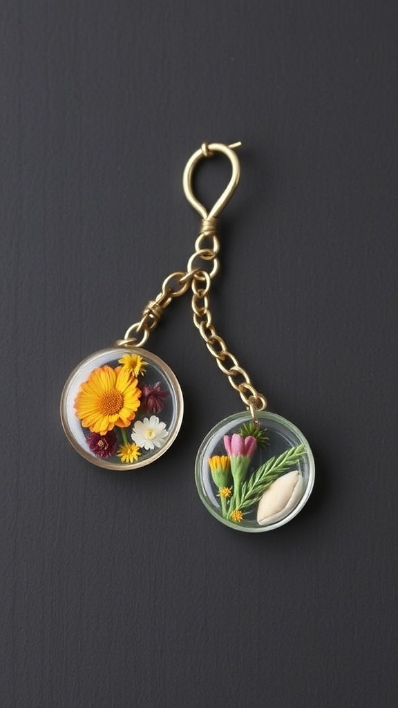4. Nature-Inspired Resin Charms