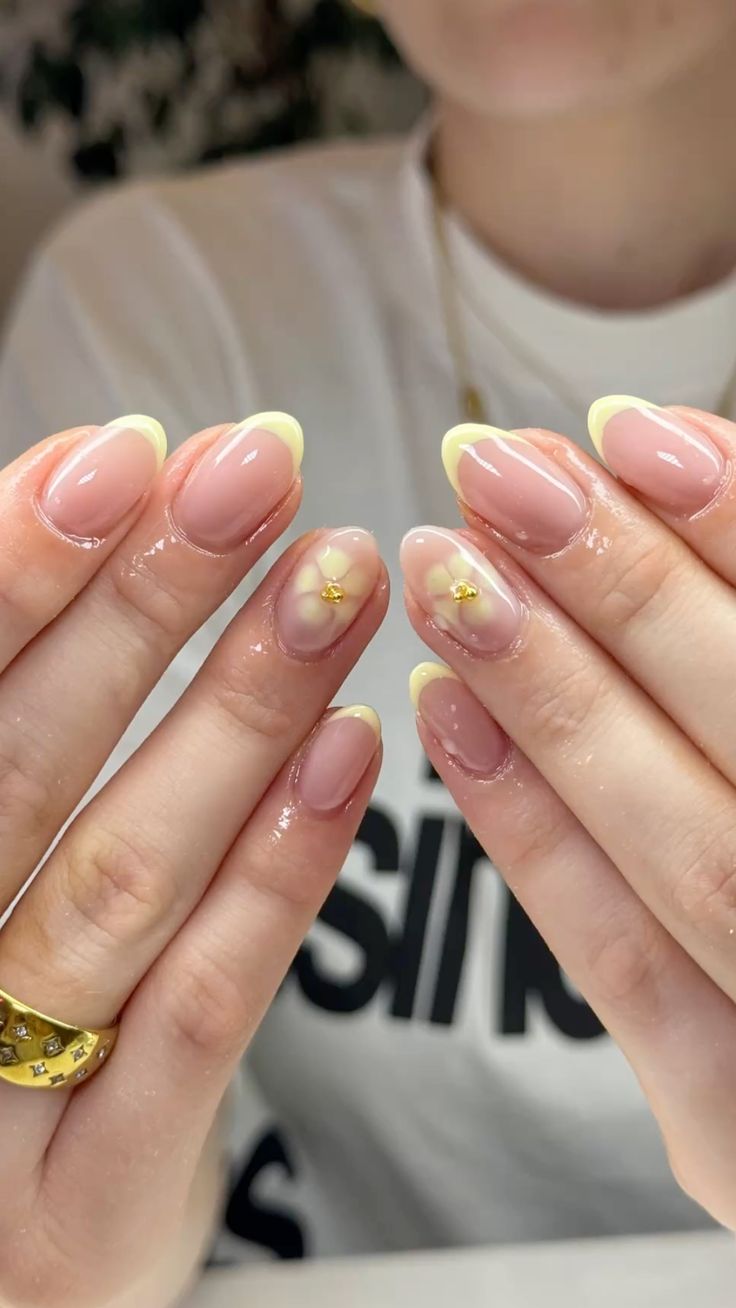 7. Soft Floral Elegance with a Touch of Sunshine