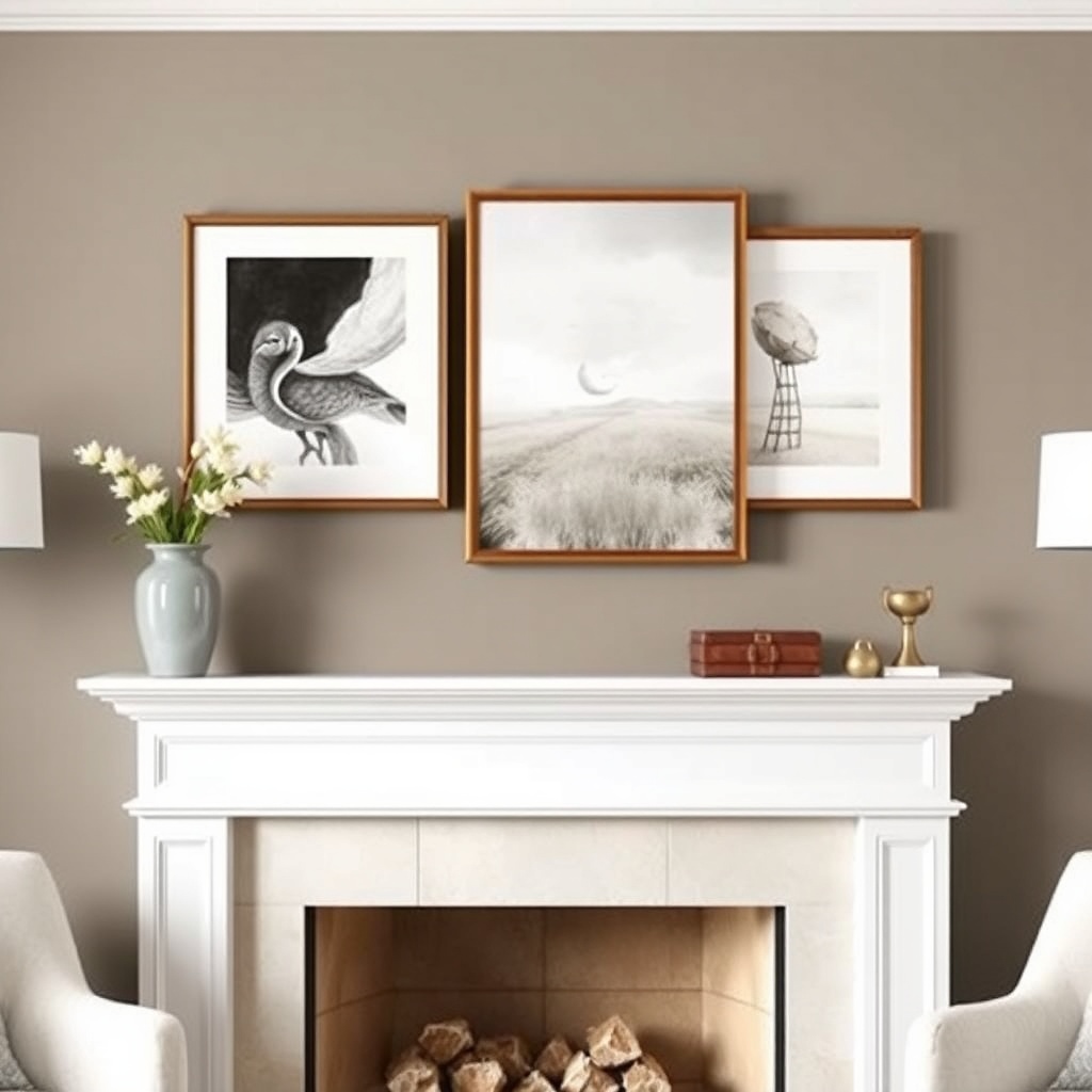 12. Timeless Artwork Displays to Elevate Your Mantel