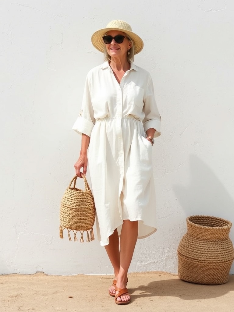 10. Timeless Linen Dresses for Breezy Seaside Walks