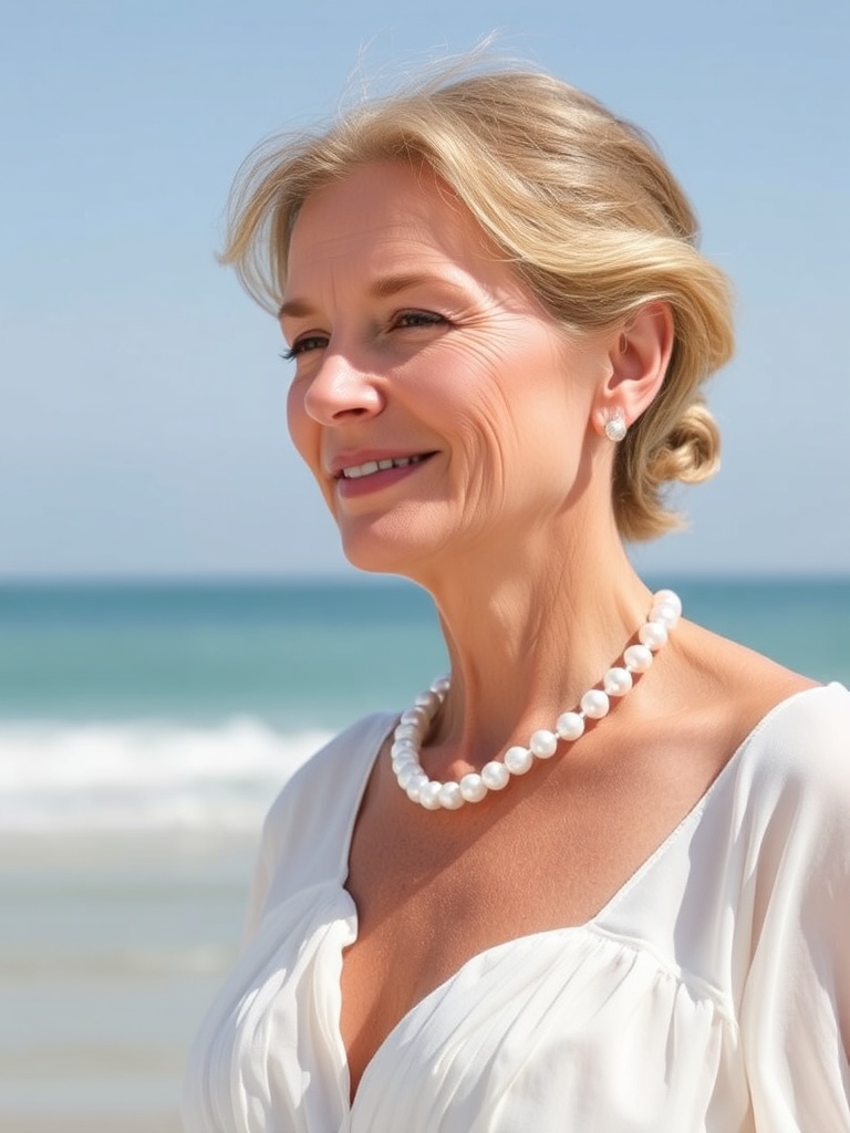 19. Delicate Pearl Jewelry to Elevate Your Seaside Style