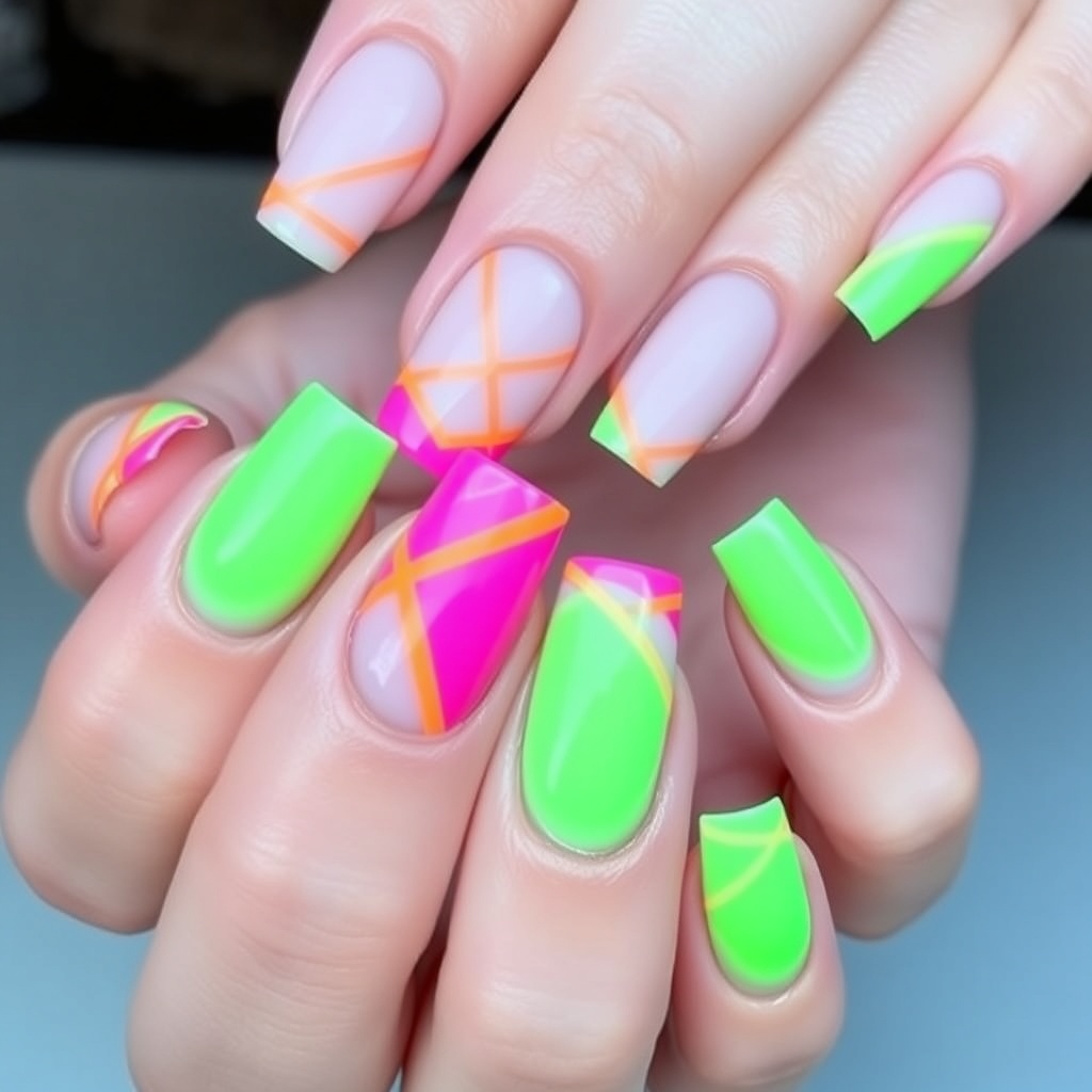 7. Bold Neon Designs to Make a Statement