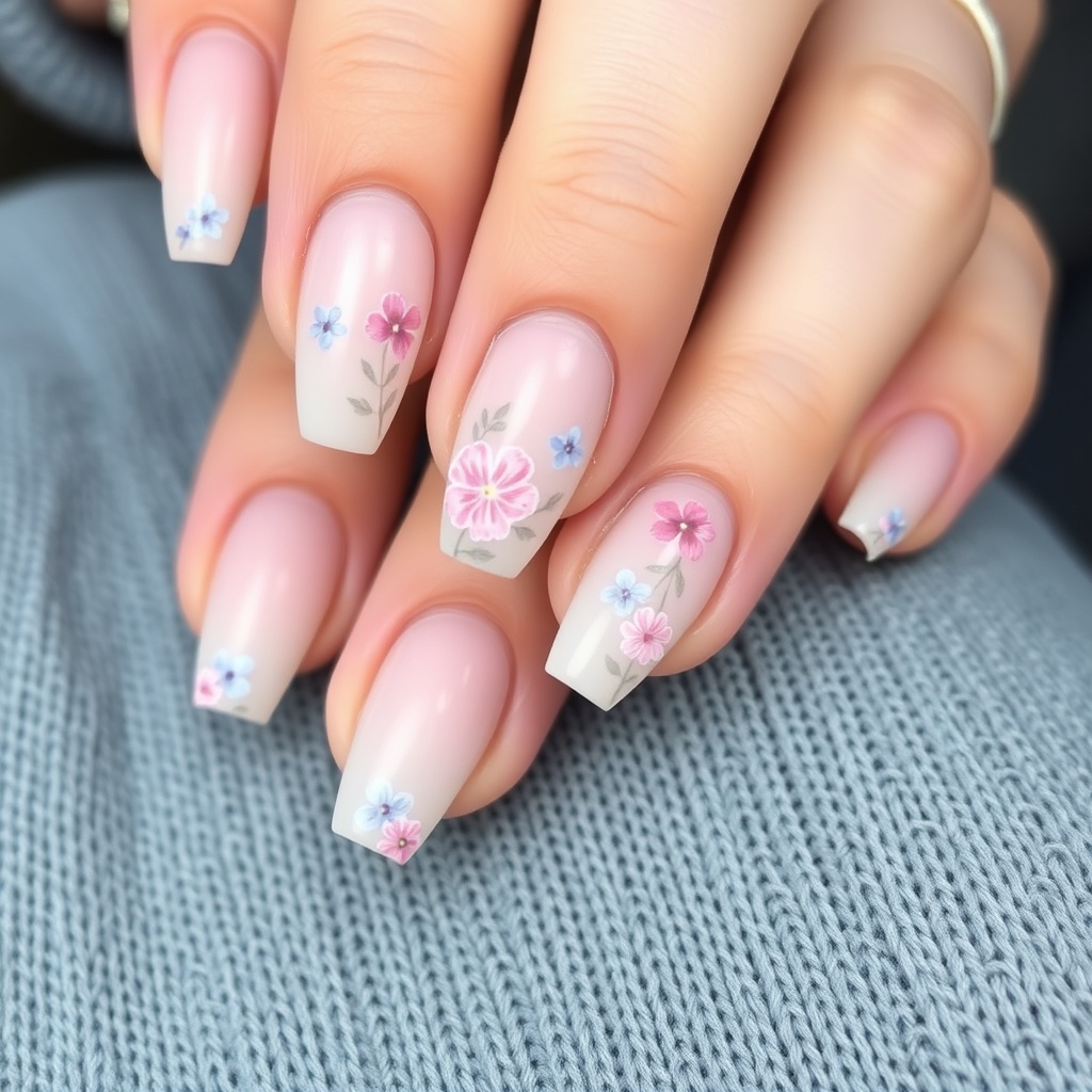 7. Delicate Floral Patterns for a Feminine Touch