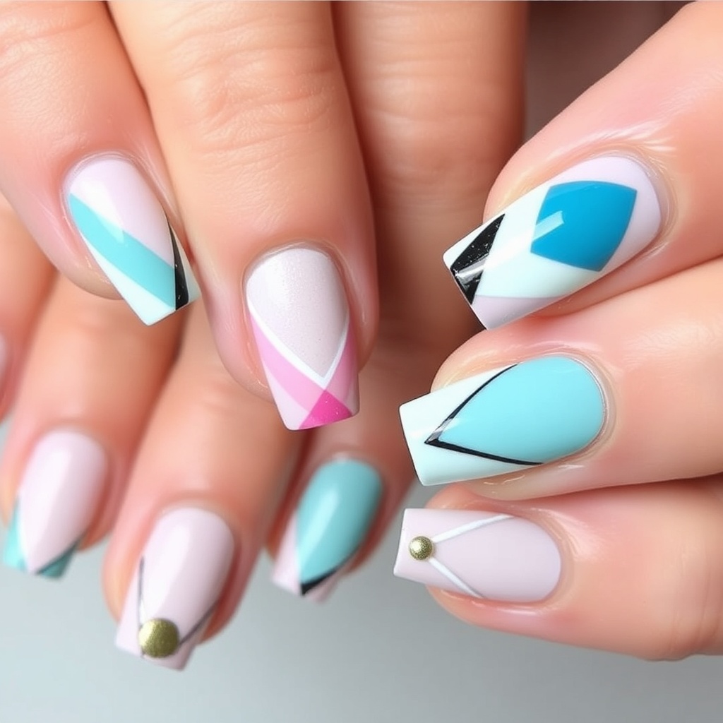 13. Geometric Shapes for a Trendy Edge