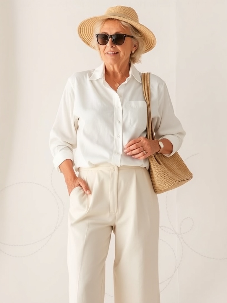 18. Light Cotton Blouses for an Airy, Understated Elegance